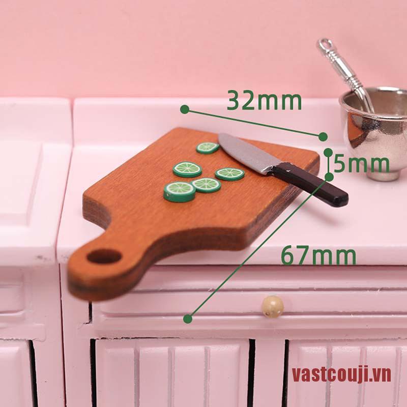 1 Thớt Gỗ Đồ Chơi Búp Bê Cỡ 1 / 12