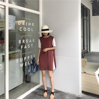 Váy nữ dáng xuông (có đai nơ thắt eo)