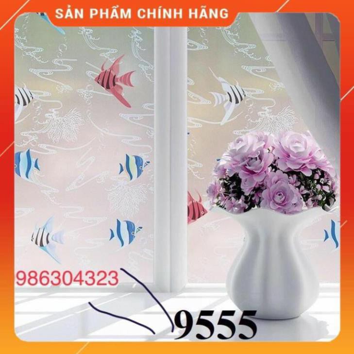 [ Bán Chạy ] Mẫu dán kính 3d cá