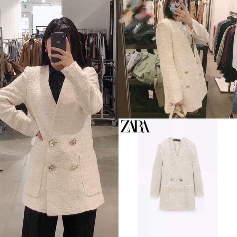VEST TRẮNG ZARA