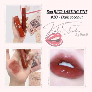 Son rom&nd juicy lasting tint màu 20 - dark coconut