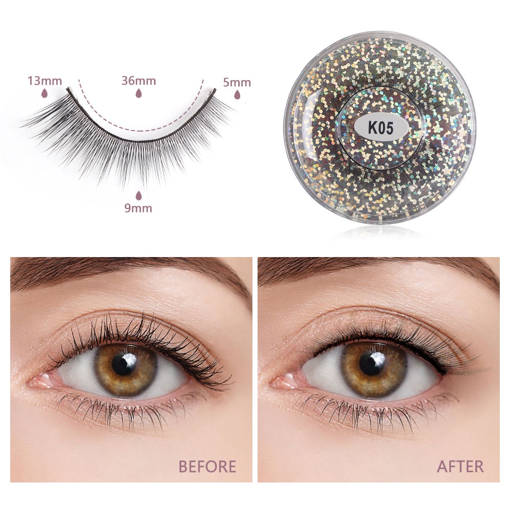 Cặp lông mi giả MAGEFY thủ công 3D cho đôi mắt long lanh