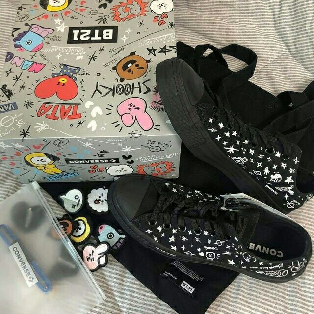 Giày Converse BT21 ( Ảnh thật 3 hình cuối )