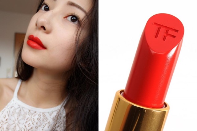Son Tom ford 06 flame đỏ cam chuẩn auth bill đầy đủ