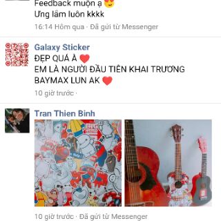 Sticker Baymax không thấm nước