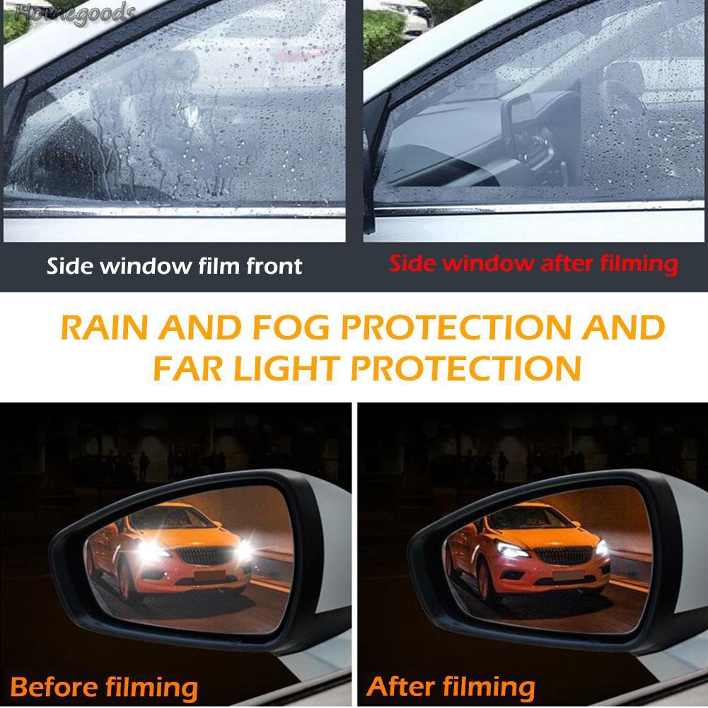 Set 4 Miếng Dán Kính Chiếu Hậu Cho Xe Ô Tô