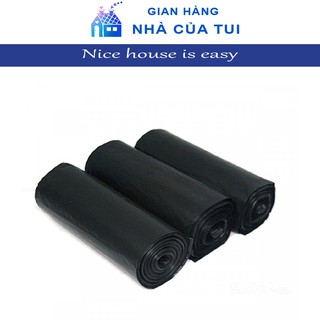 Túi Đựng Rác Đen Cuộn 🔰 Cam Kết Chất Lượng 🔰 Túi Bóng Đen Đựng Rác ( Loại Đại 65x75 cm )