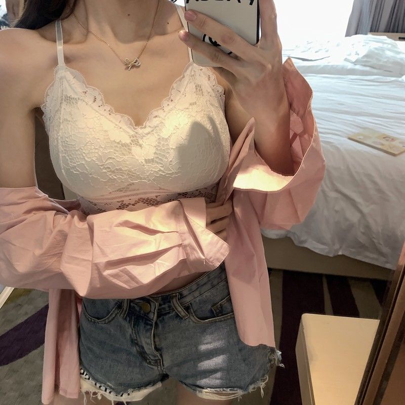 Áo ngực ren GAVINBROWN không gọng thép chống chảy xệ phong cách Hàn Quốc quyến rũ cho nữ