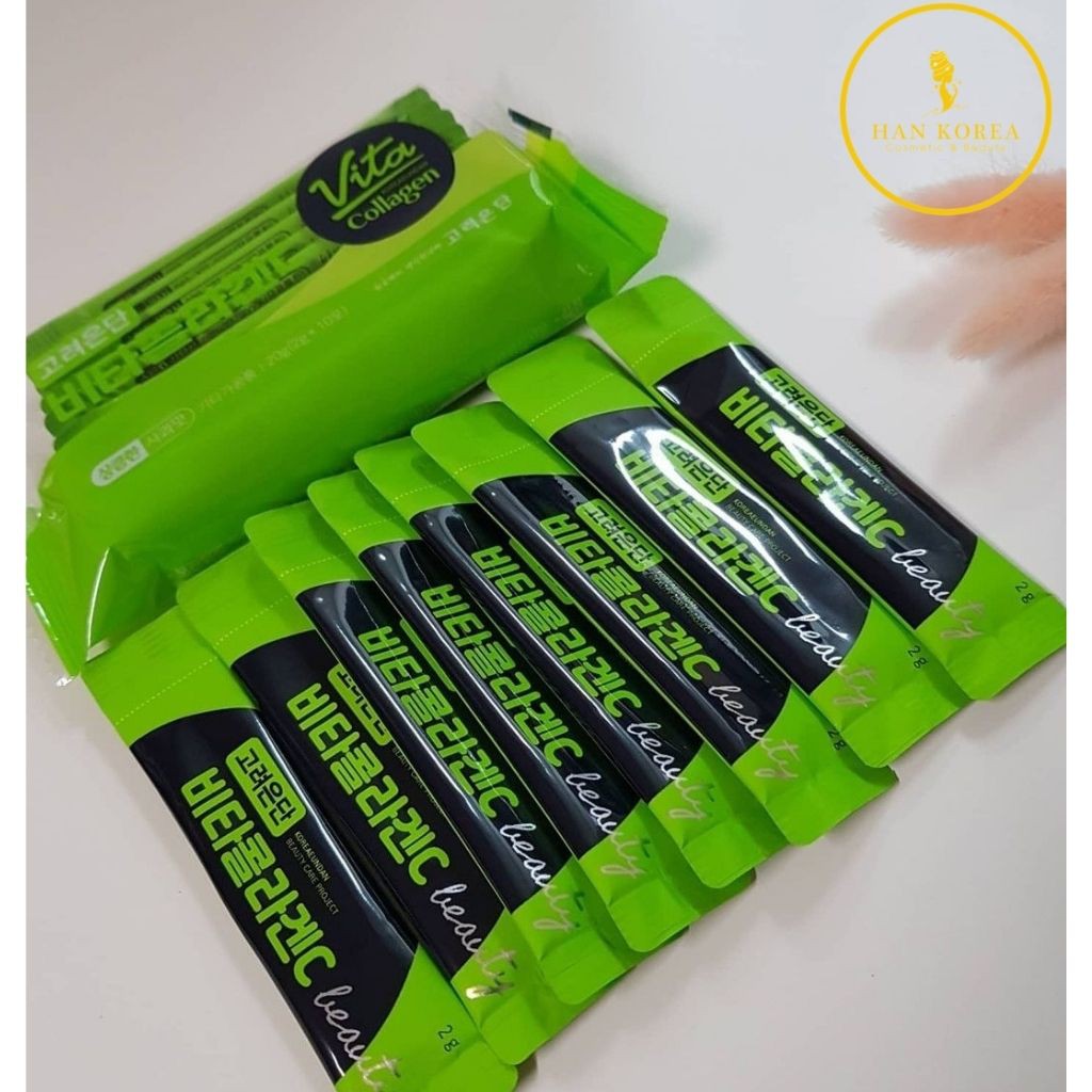 Collagen trắng da, chống lão hóa vita táo xanh EUNDAN hộp 60 gói x 2g HÂN KOREA | BigBuy360 - bigbuy360.vn