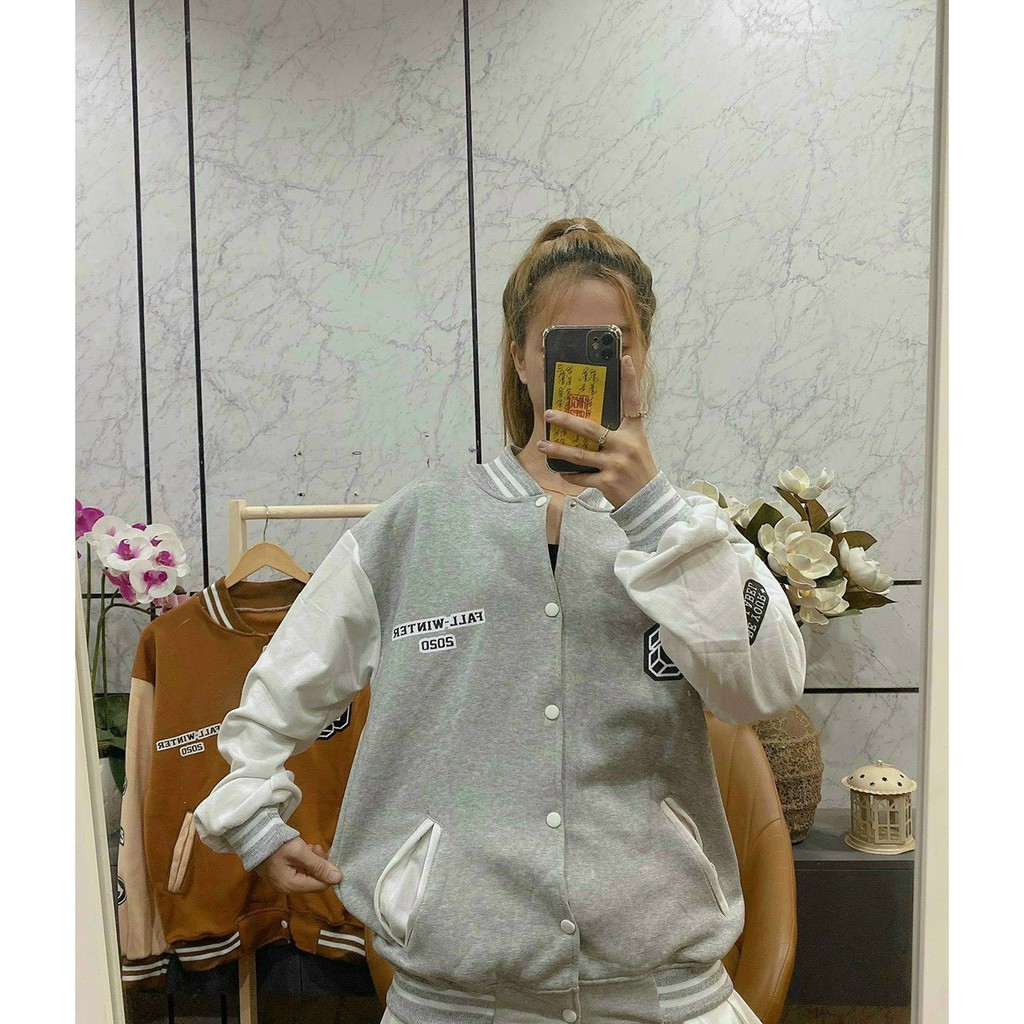 Áo khoác nỉ Cardigan in chữ CS form rộng Ulzzang Unisex Áo nỉ nữ Cardigan bomber jacket Guvia Unisex