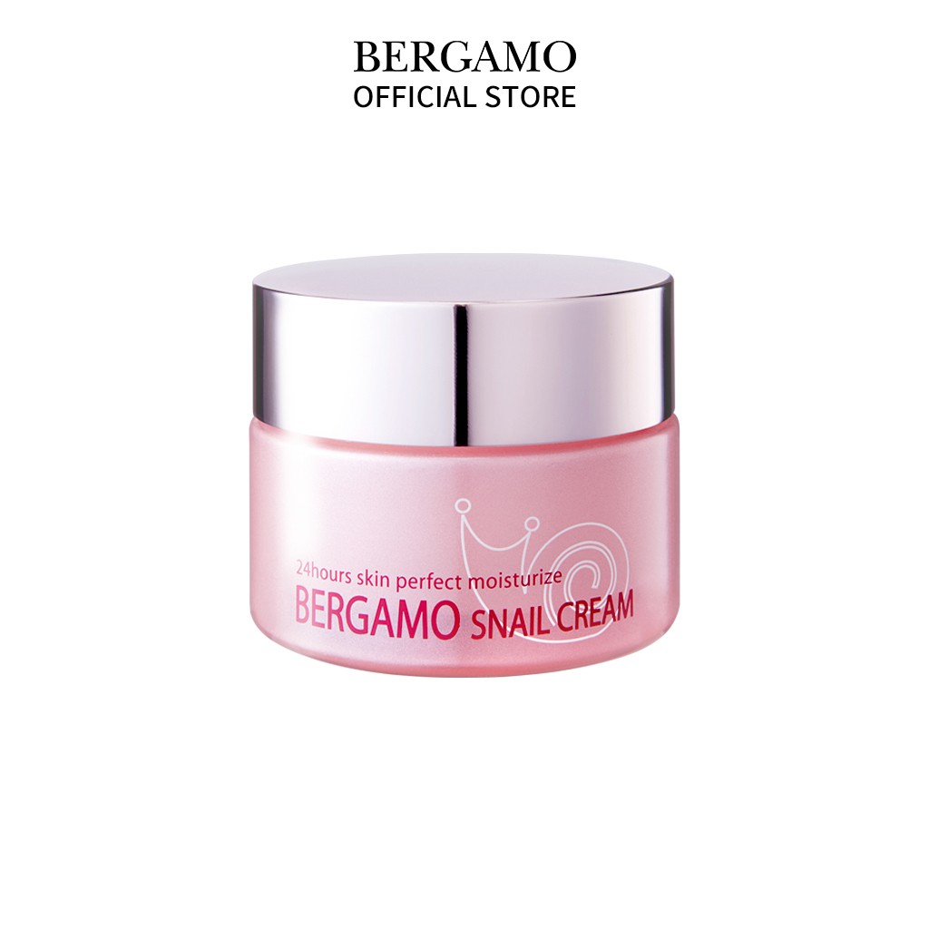 Kem Bergamo Chiết Xuất Từ Ốc Sên Hồng Dưỡng Ẩm Cho Da 50g