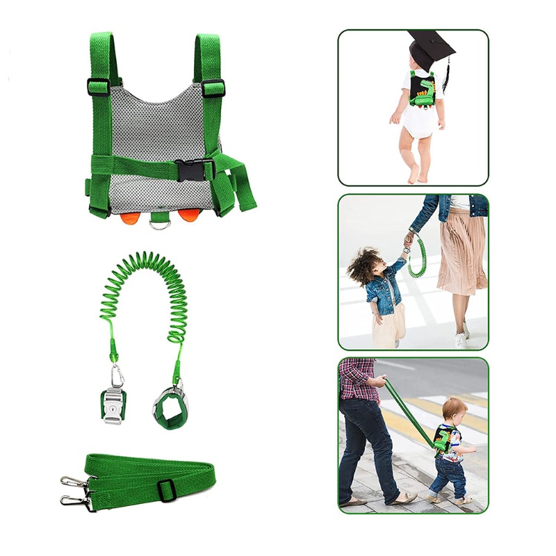 Dây Dắt Bé Đi Dạo Chống Thất Lạc 3 Trong 1 Tiện Dụng