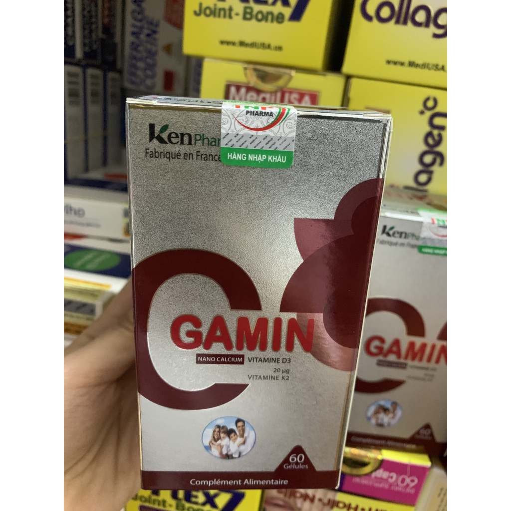[GIÁ GỐC] Gamin Nano Calcium - Bổ sung canxi - Hộp 60 viên