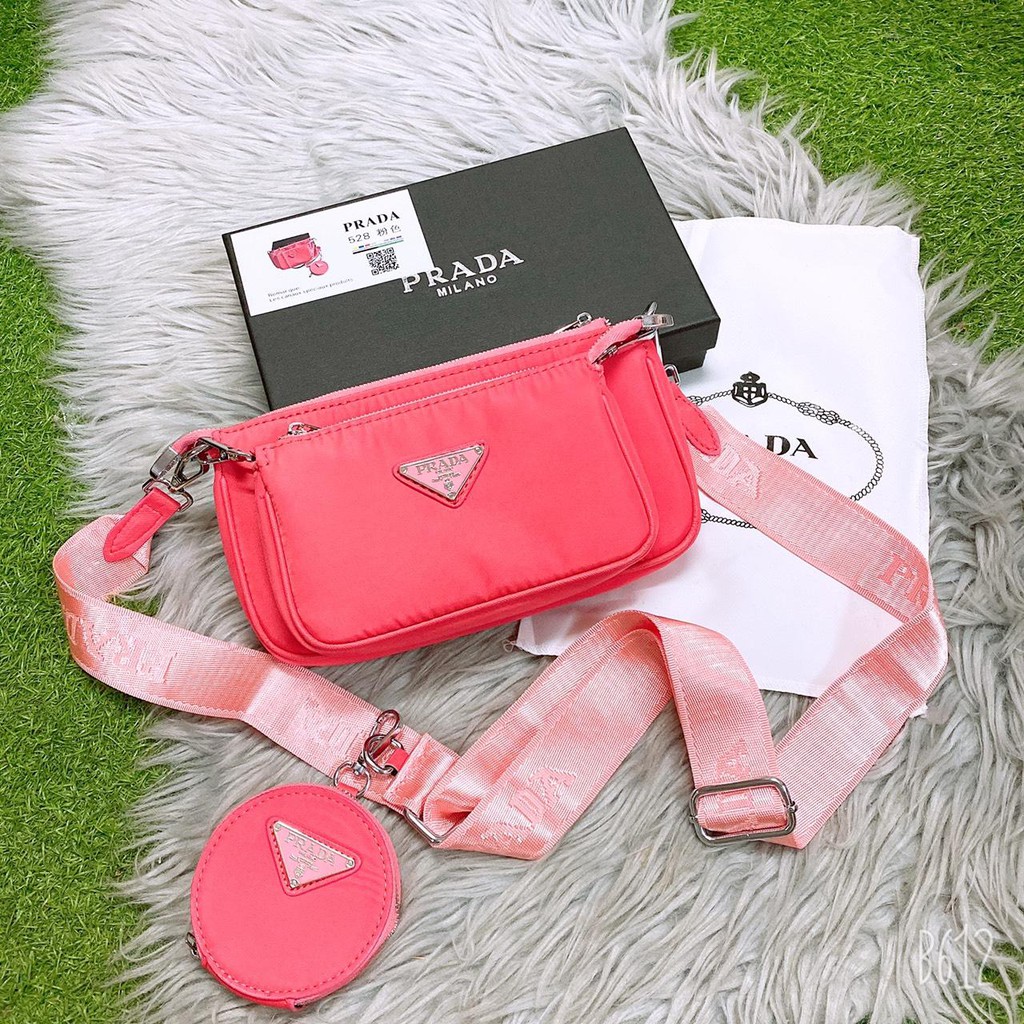 Túi đeo chéo nữ set 3 món fullbox