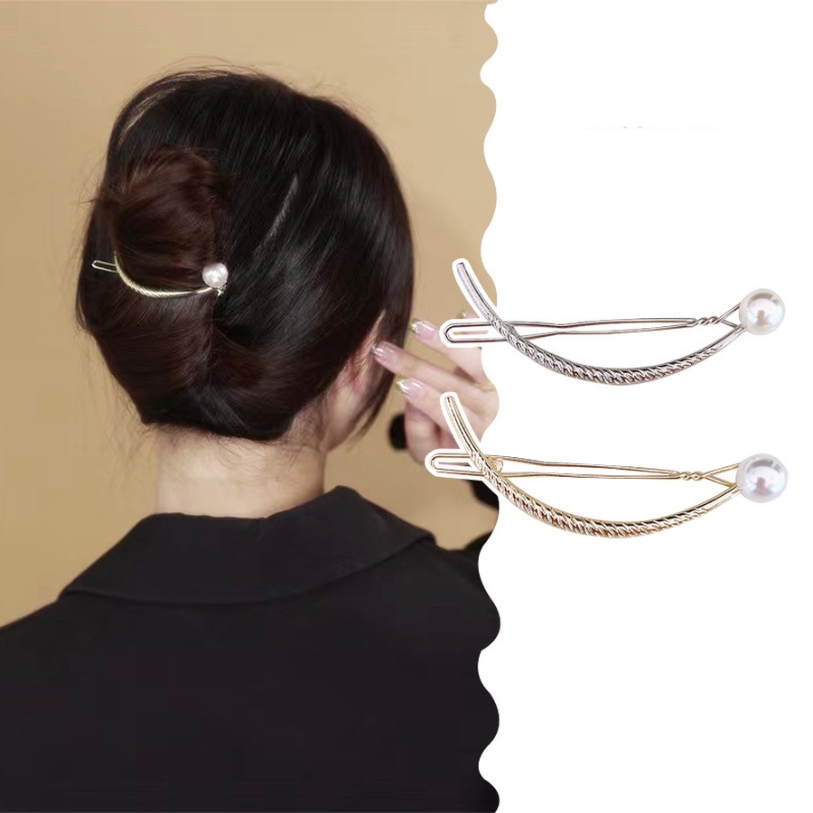(MớI) Kẹp TóC HìNh Bươm BướM ĐíNh Pha Lê Và NgọC Trai Giả
