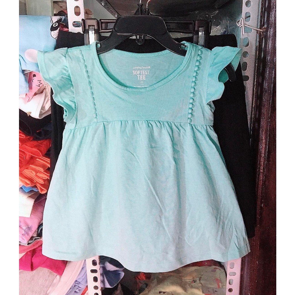 Áo thun cánh tiên, size 2-5T,,Hãng Softest Tee, xuất dư xịn