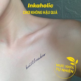 [CHÍNH HÃNG]💧Hình Xăm Tạm Thời Y Chang Xăm Thật💯Chiết xuất Tự Nhiên🕉️400+ Thiết Kế - Heart Breaker