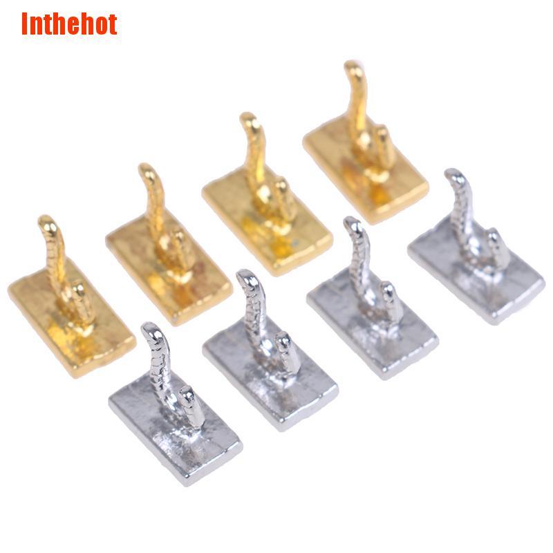 Bộ 4 Móc Treo Quần Áo Cho Búp Bê Tỉ Lệ 1: 12