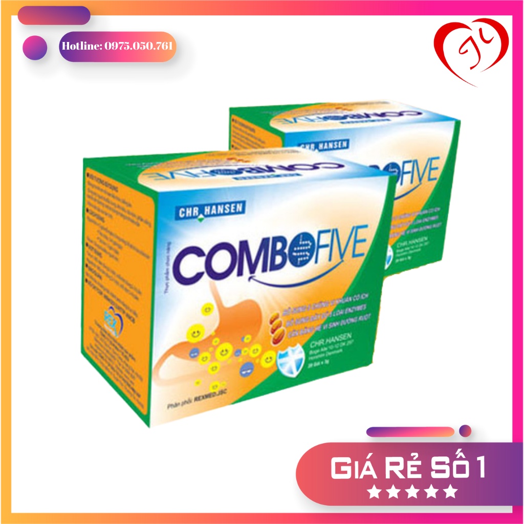 COMBOFIVE Phòng và hỗ trợ điều trị rối loạn tiêu hóa do nhiễm khuẩn đường ruột