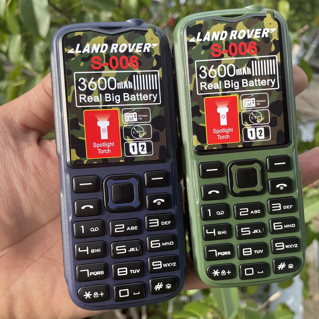 Điện Thoại Pin Trâu Land Rover S6 2 Sim Pin Khủng.