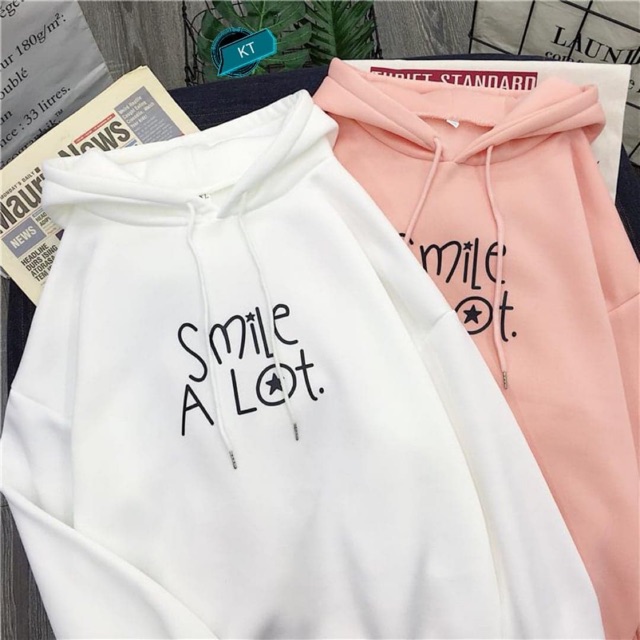 Áo hoodie Smile Lot KTH1119