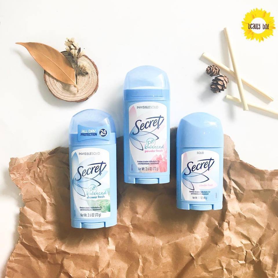 BEAUTYBOXHN [Lăn khử mùi Secret Anti-Perspirant Deodorant, Invisible Solid]