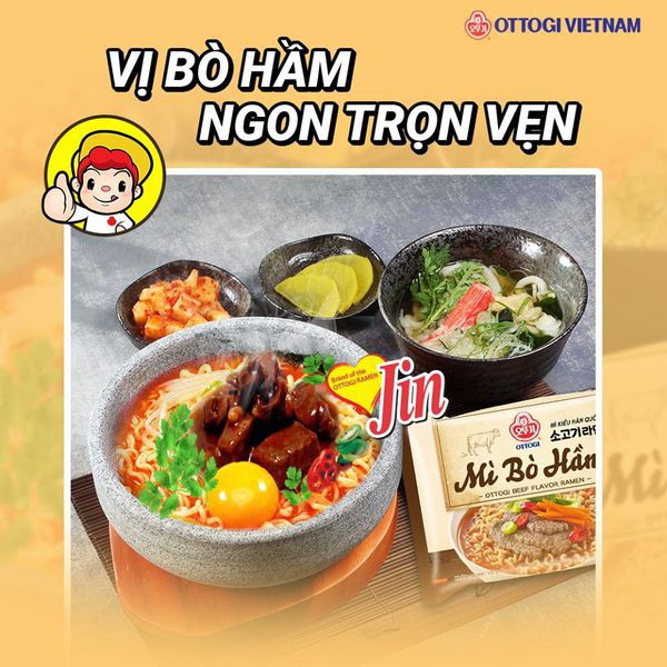 (7 loại) Mì ly Ottogi các loại 70gr