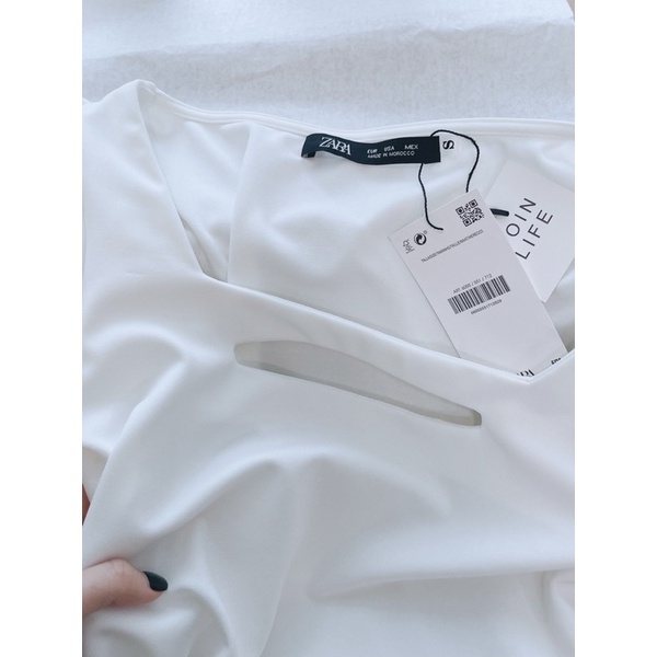 BÁN SỈ ÁO SƠ MI XNEO CỔ VUÔNG TAY BỒNG MÀU TRẮNG CHO NỮ