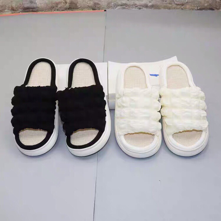 DÉP LÔNG QUAI NGANG ĐẾ BÁNH MÌ KIỂU NHÚN