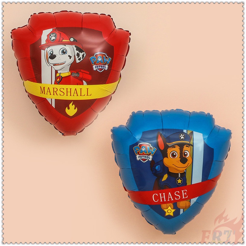 Bong bóng lá nhôm trang trí tiệc sinh nhật chủ đề tuần tra Paw Patrol tùy chọn