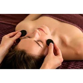 Đá Nóng Massage Mặt  Đá được mài thủ công từ đá tự nhiên nguyên khối