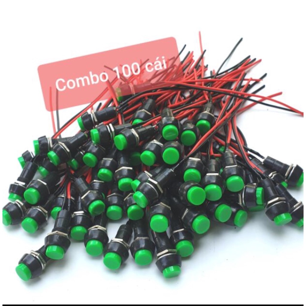 ComBo 100 - 50 Công Tắc Tròn on/off Xe Máy
