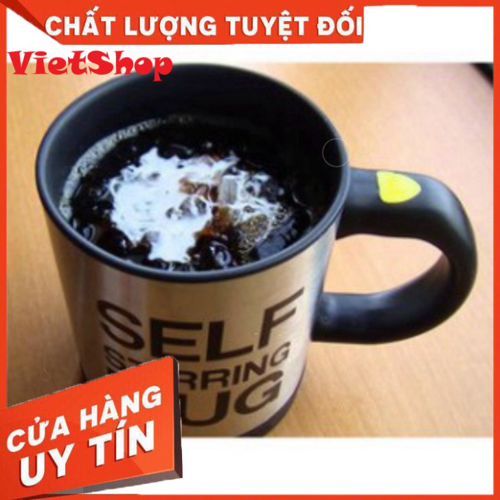 Cốc Pha Cà Phê Thông Minh Tự Khuấy Self Stirring Mug, Dùng Pin Tiện Dụng - VietShop