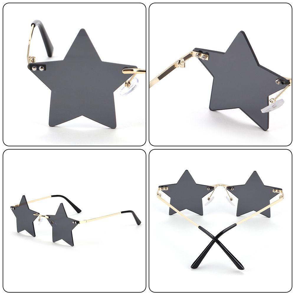 Kính Mát Hình Ngôi Sao Dễ Thương Dành Cho Nữ Và Nam
