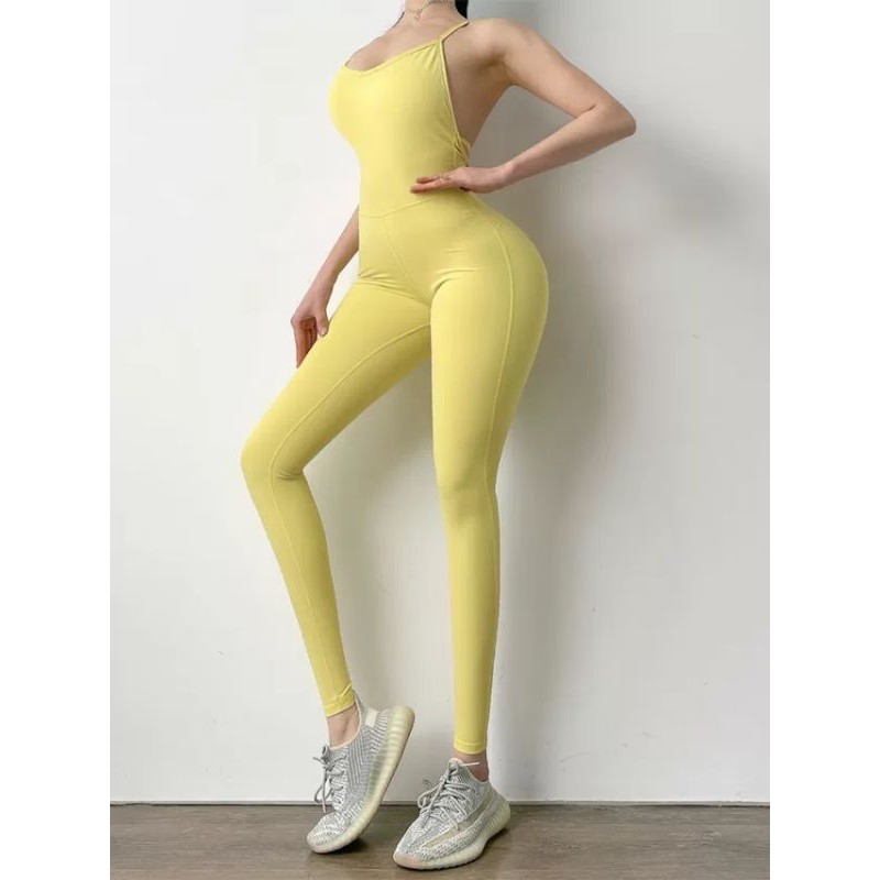 Bộ Tập Yoga Jumpsuit Liền Thân