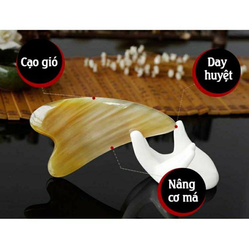 Dụng cụ massage mặt,Tim sừng massage