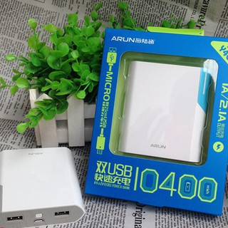Pin dự phòng arun 10.400mah