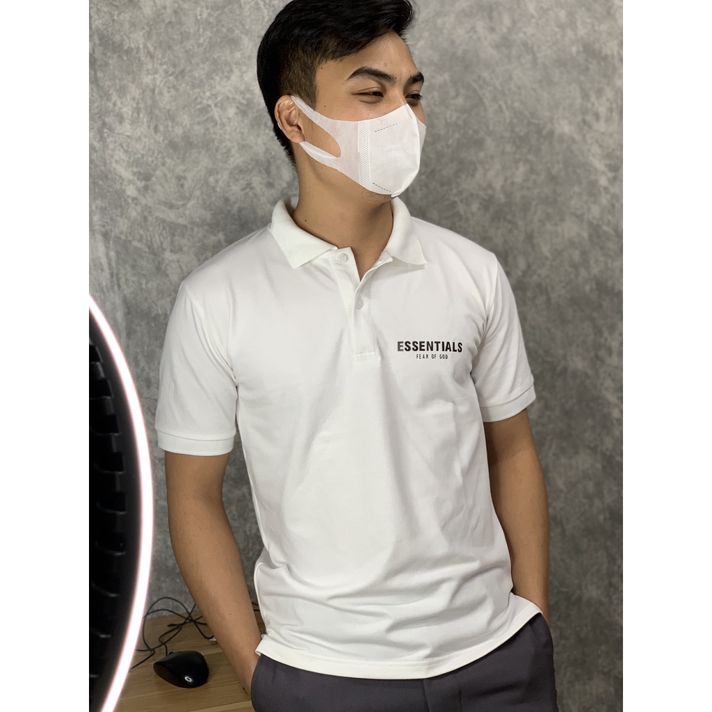 Áo polo ESSENTIALS nam , áo phông có cổ ,chất liệu vải cá sấu co dãn đẹp,mặc thoáng mát.