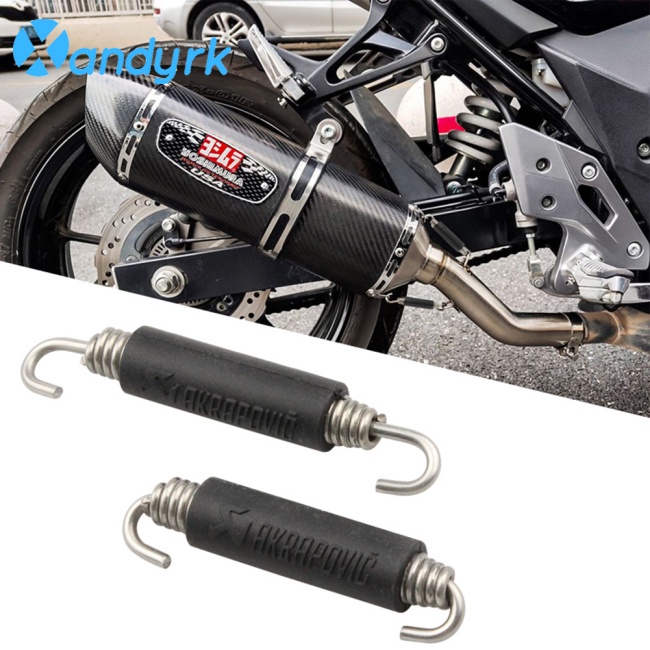 Bộ 2 Móc Lò Xo Bằng Thép Không Gỉ Cho Ống Pô Xe Mô Tô