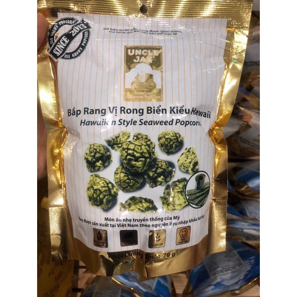 Bắp rang uncle Jax vị rong biển