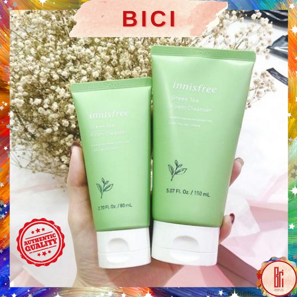 Sữa Rửa Mặt Innisfree Green Tea Foam Cleanser 150ml-80ml