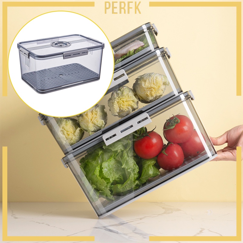 Hộp đựng bảo quản thực phẩm trong tủ lạnh có nắp đậy tiện lợi