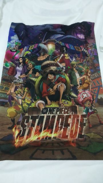 Áo logo thêu One Piece Stampede