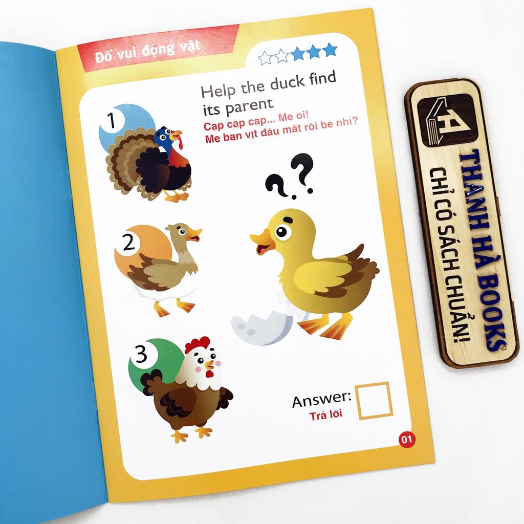 Sách - Song Ngữ Anh - Việt: Animal Quiz! - Đố Vui Động Vật  -