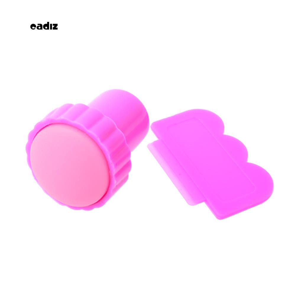 [Hàng mới về] Bộ dụng cụ trang trí đóng dấu móng tay nghệ thuật