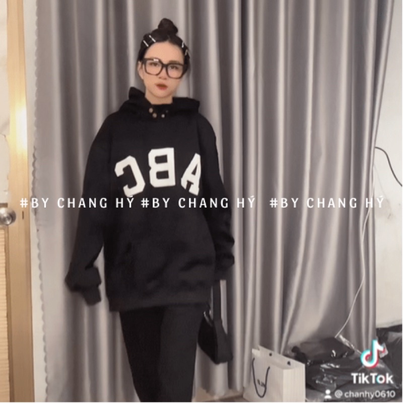 Áo hòdiie ABC hot hit | Hàng Sẵn| VIDEO ảNH THẬT 😍