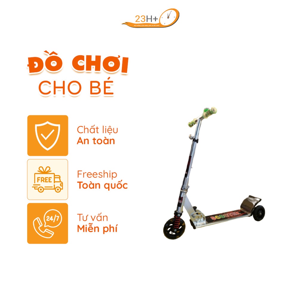 Xe Trượt Scooter Cho Bé Màu Đen