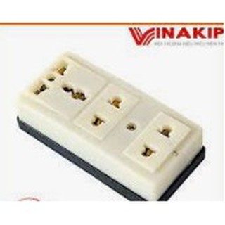 Ổ cắm 3 ngả Vinakip Đa năng K3 loại 10A-250v