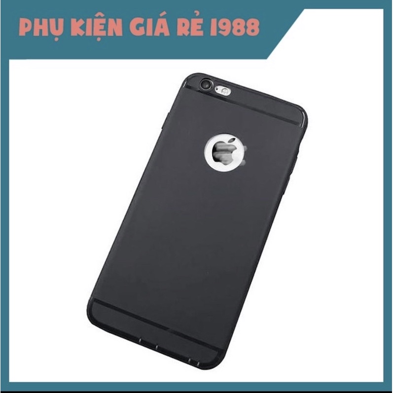 Ốp silicon đen hở táo dành cho iphone 5G/6G/6P/7G/7P/X