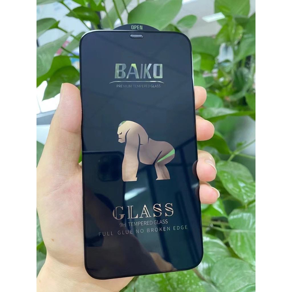 Kính cường lực iphone baiko siêu cứng full màn 6/6plus/6splus/7/7plus/8/8plus/x/xr/xs/11/12/13/promax